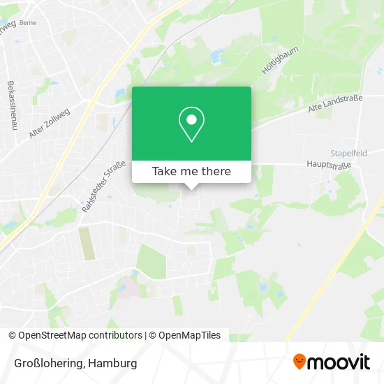 Карта Großlohering