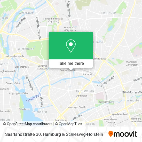 Карта Saarlandstraße 30