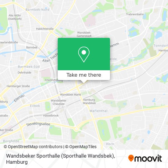 Карта Wandsbeker Sporthalle (Sporthalle Wandsbek)