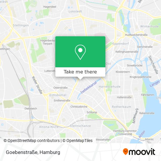 Goebenstraße map