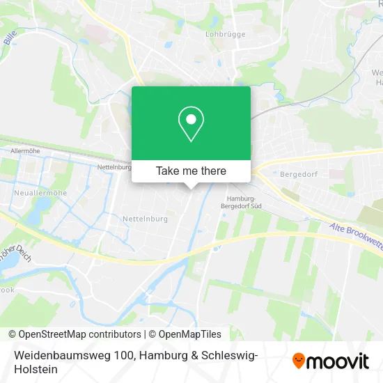 Карта Weidenbaumsweg 100