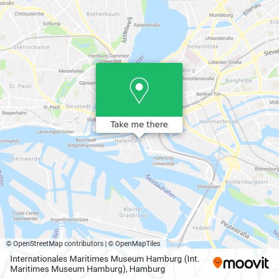Internationales Maritimes Museum Hamburg map