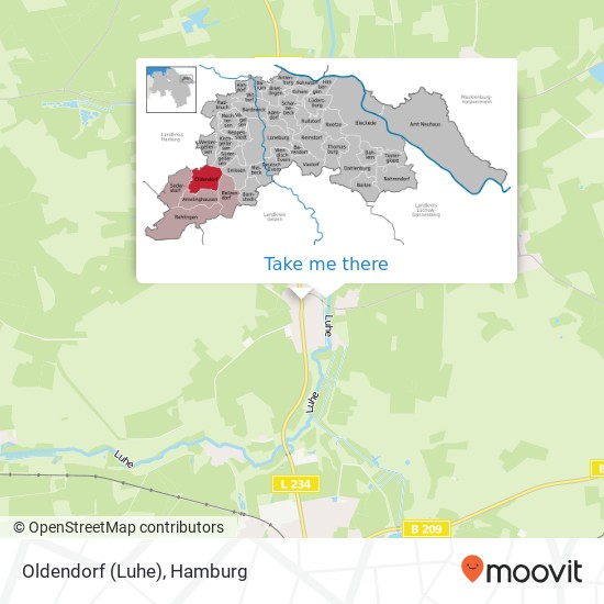 Oldendorf (Luhe) map