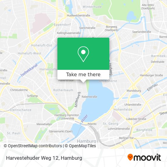 Harvestehuder Weg 12 map