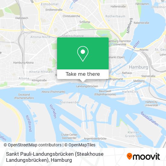 Sankt Pauli-Landungsbrücken (Steakhouse Landungsbrücken) map