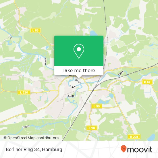 Карта Berliner Ring 34
