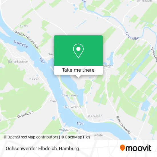 Карта Ochsenwerder Elbdeich