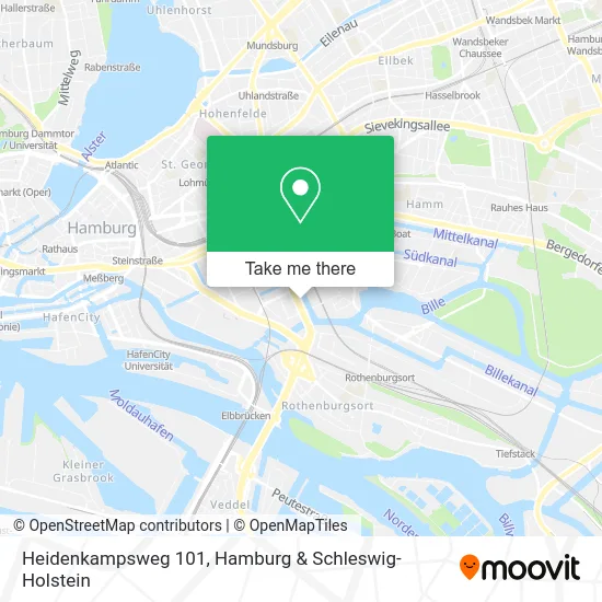 Карта Heidenkampsweg 101