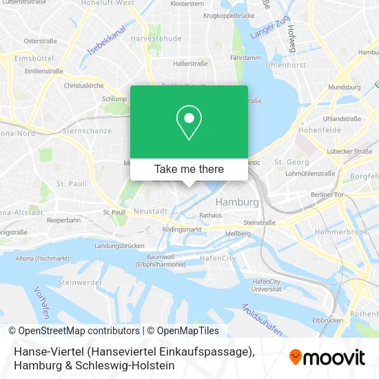 Карта Hanse-Viertel (Hanseviertel Einkaufspassage)
