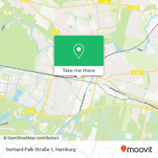Карта Gerhard-Falk-Straße 1