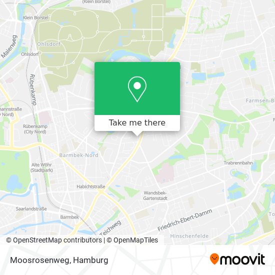 Moosrosenweg map