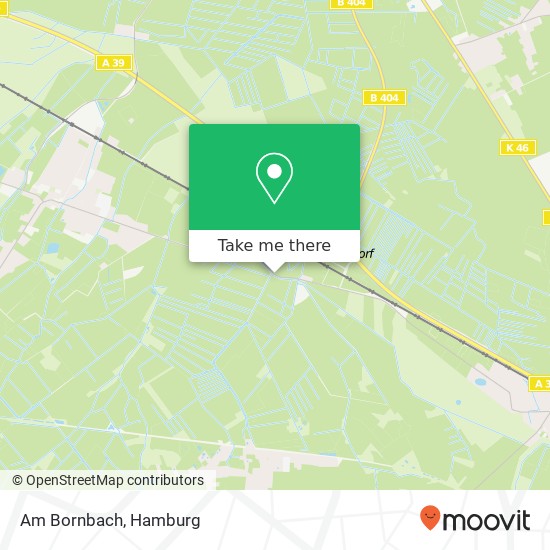 Am Bornbach map