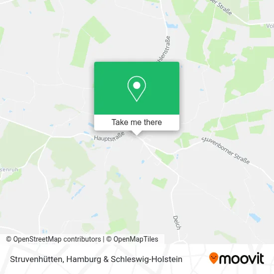 Struvenhütten map
