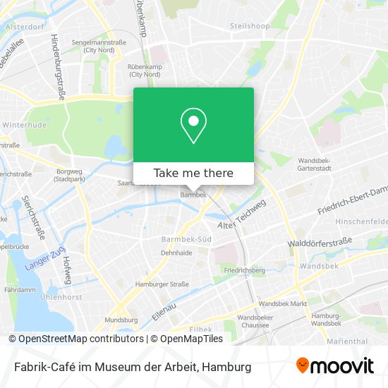 Fabrik-Café im Museum der Arbeit map