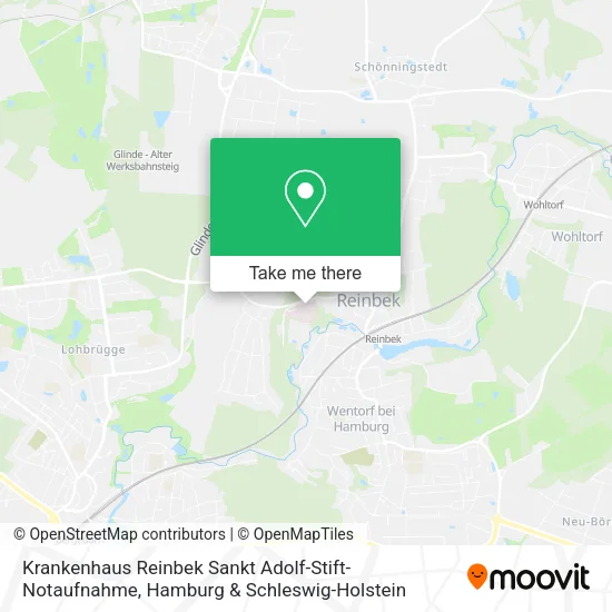 Карта Krankenhaus Reinbek Sankt Adolf-Stift-Notaufnahme