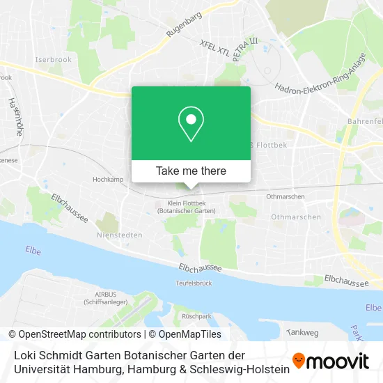 Карта Loki Schmidt Garten Botanischer Garten der Universität Hamburg