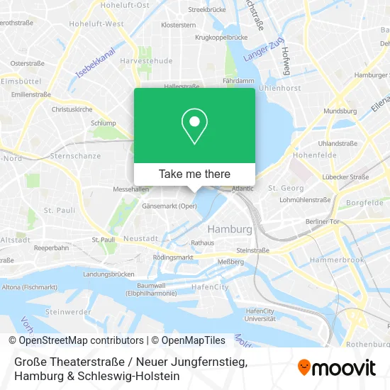 Карта Große Theaterstraße / Neuer Jungfernstieg
