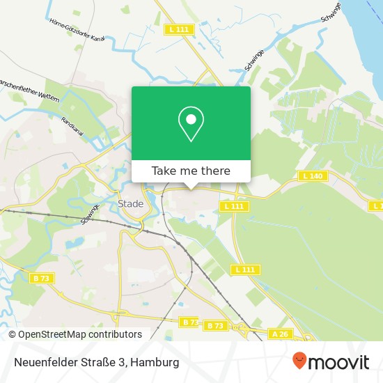 Карта Neuenfelder Straße 3