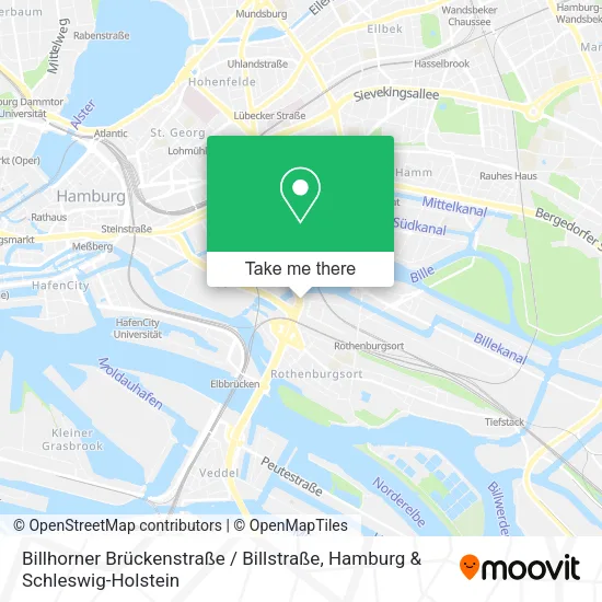 Billhorner Brückenstraße / Billstraße map