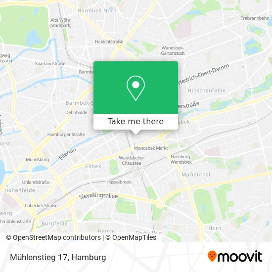 Mühlenstieg 17 map