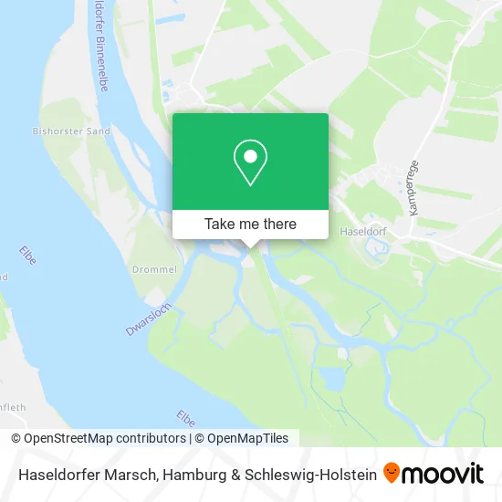 Карта Haseldorfer Marsch