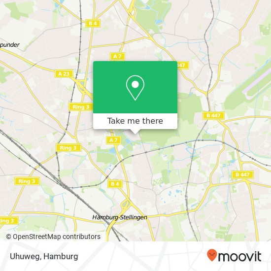 Uhuweg map