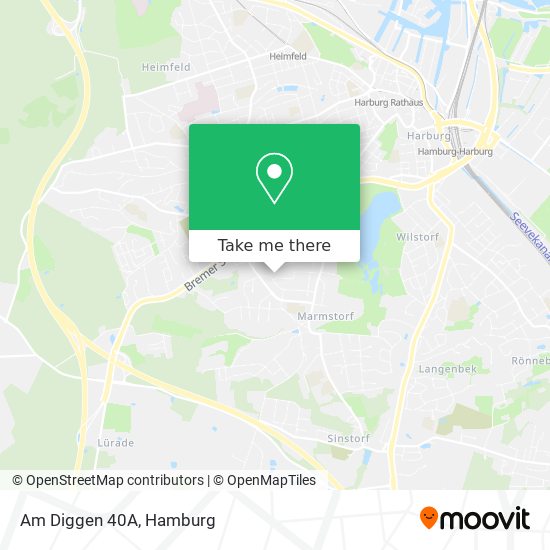 Am Diggen 40A map