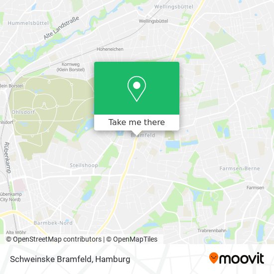 Карта Schweinske Bramfeld