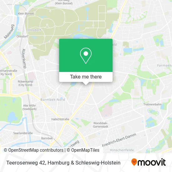 Карта Teerosenweg 42
