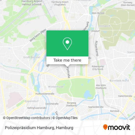 Карта Polizeipräsidium Hamburg