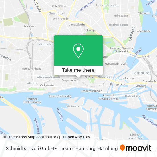 Schmidts Tivoli GmbH - Theater Hamburg map