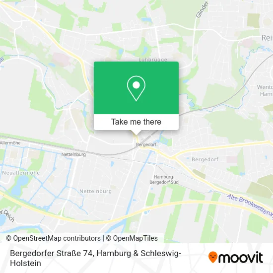 Bergedorfer Straße 74 map