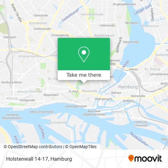 Карта Holstenwall 14-17
