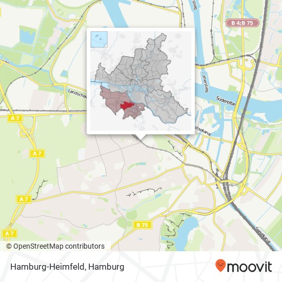 Hamburg-Heimfeld map