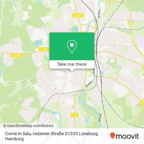 Карта Come in Salu, Uelzener Straße 21335 Lüneburg