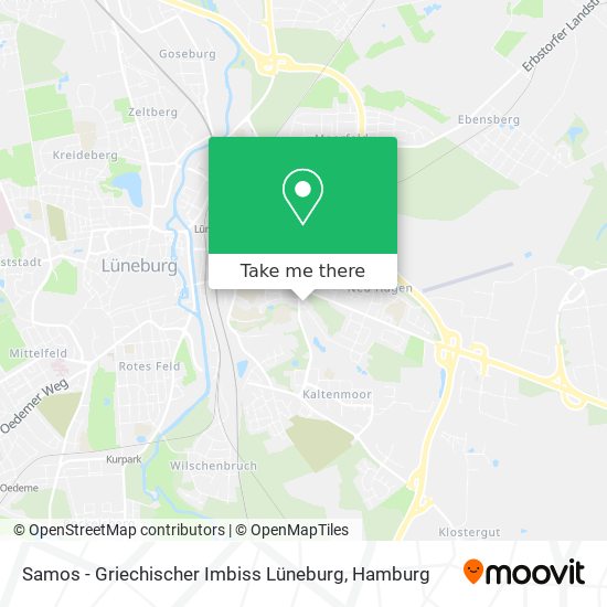 Samos - Griechischer Imbiss Lüneburg map
