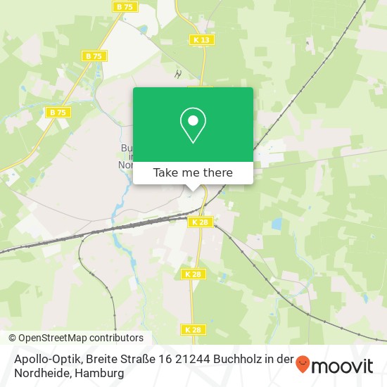 Apollo-Optik, Breite Straße 16 21244 Buchholz in der Nordheide map