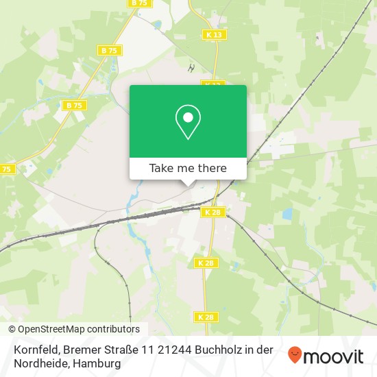 Kornfeld, Bremer Straße 11 21244 Buchholz in der Nordheide map