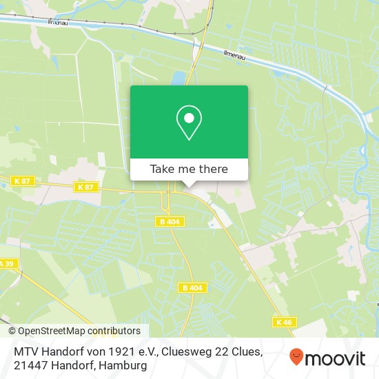 MTV Handorf von 1921 e.V., Cluesweg 22 Clues, 21447 Handorf map