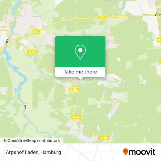Arpshof Laden map