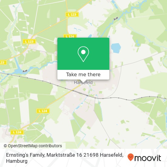 Ernsting's Family, Marktstraße 16 21698 Harsefeld map