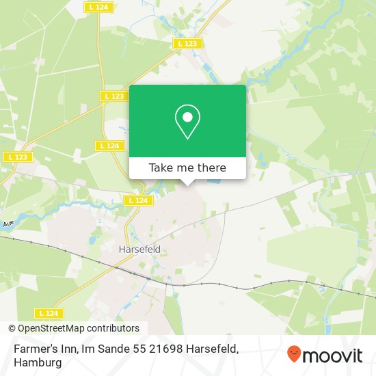 Карта Farmer's Inn, Im Sande 55 21698 Harsefeld