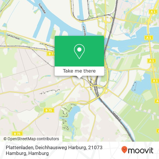 Plattenladen, Deichhausweg Harburg, 21073 Hamburg map