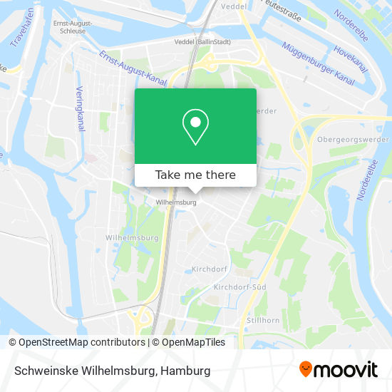 Schweinske Wilhelmsburg map