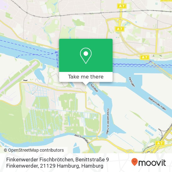 Finkenwerder Fischbrötchen, Benittstraße 9 Finkenwerder, 21129 Hamburg map