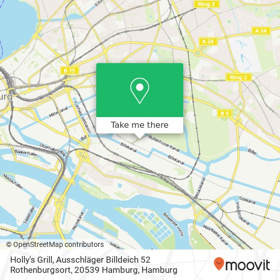 Holly's Grill, Ausschläger Billdeich 52 Rothenburgsort, 20539 Hamburg map