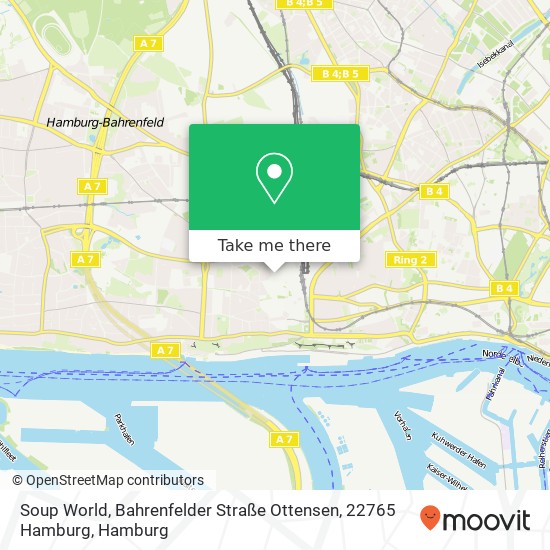 Карта Soup World, Bahrenfelder Straße Ottensen, 22765 Hamburg