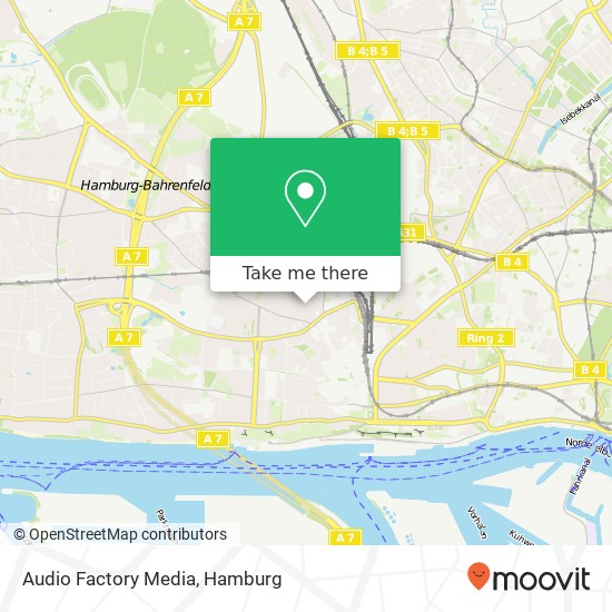 Audio Factory Media map