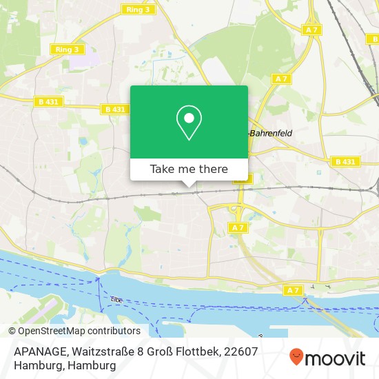 APANAGE, Waitzstraße 8 Groß Flottbek, 22607 Hamburg map