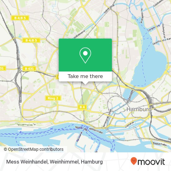 Mess Weinhandel, Weinhimmel map